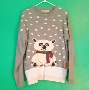 Magical Season Bear Grey Sweater